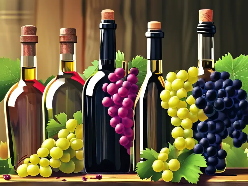白葡萄酒酿造流程示意图