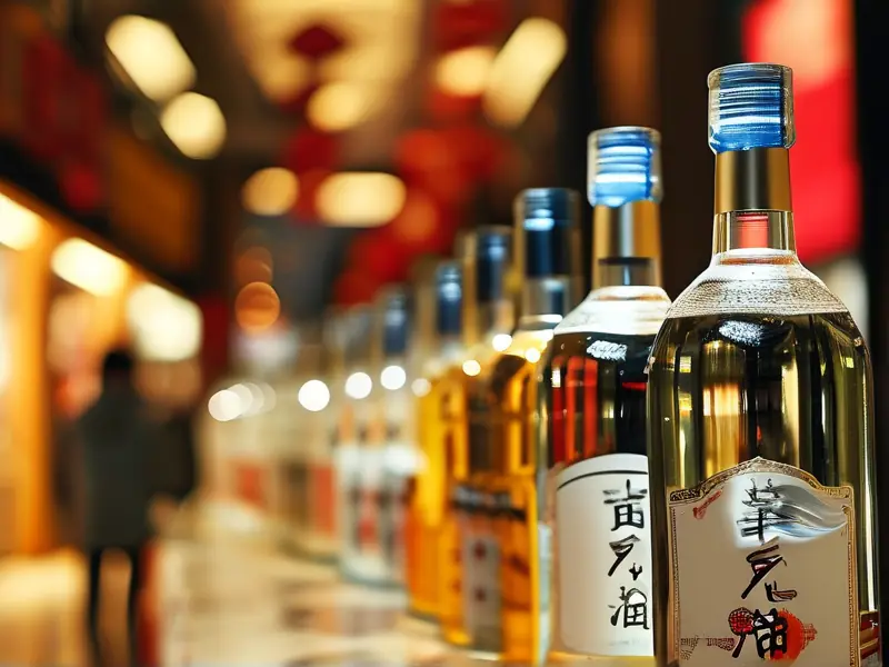 白酒地推活动现场展示