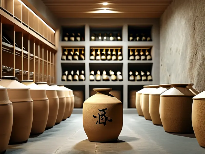 高档白酒专业储存环境展示图