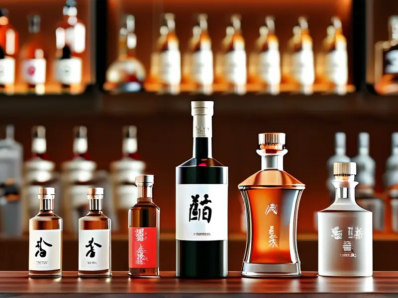 酱香白酒调酒配方及工具展示