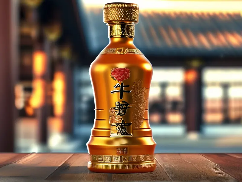 牛栏山百年特酿10浓香型白酒实物展示图