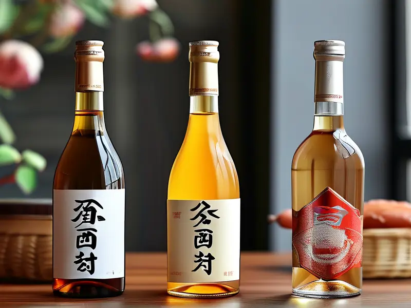 粮食酒勾兑酒与酿造酒的区别对比示意图