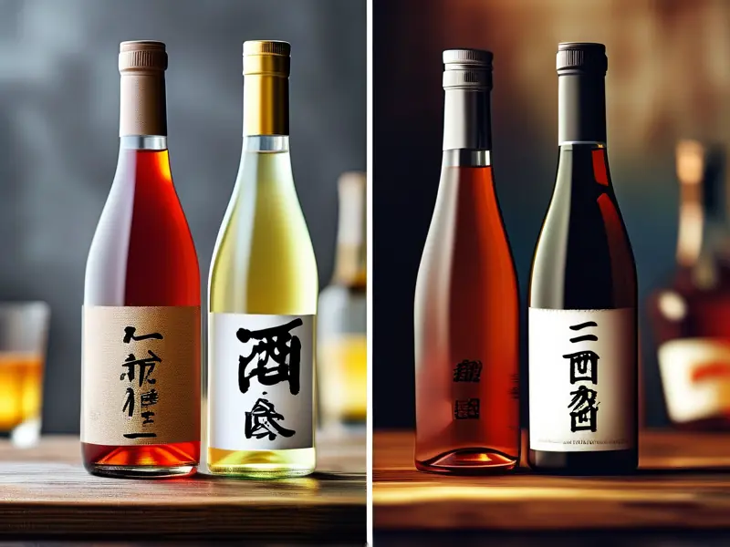 酿造酒与勾兑酒特征对比图