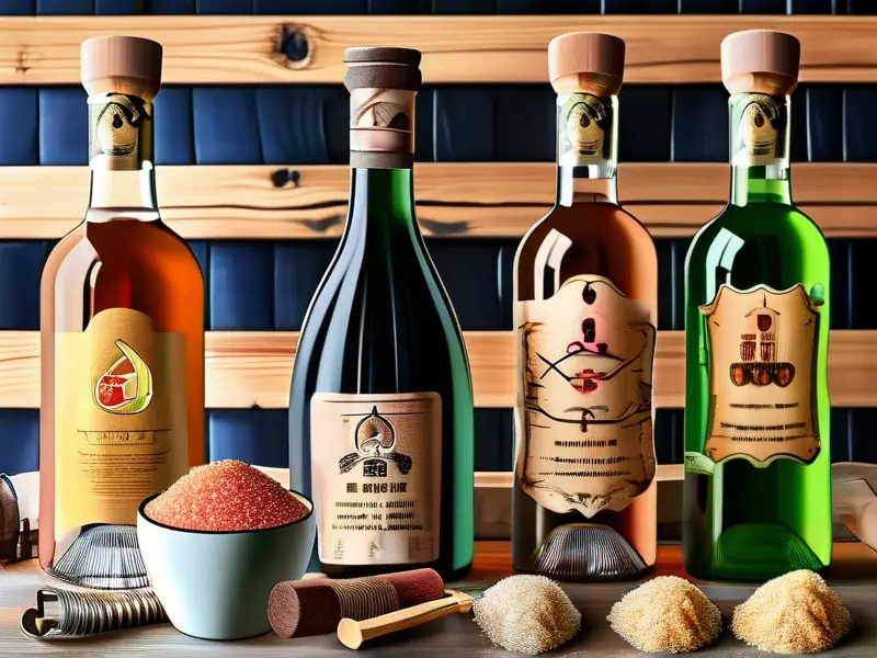 勾兑酒制作工艺流程示意图