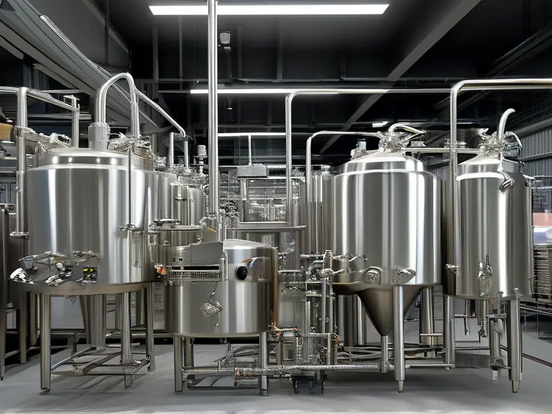 广东酿酒设备公司生产车间实景