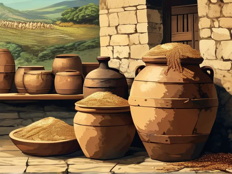 古代酿酒场景与工具展示