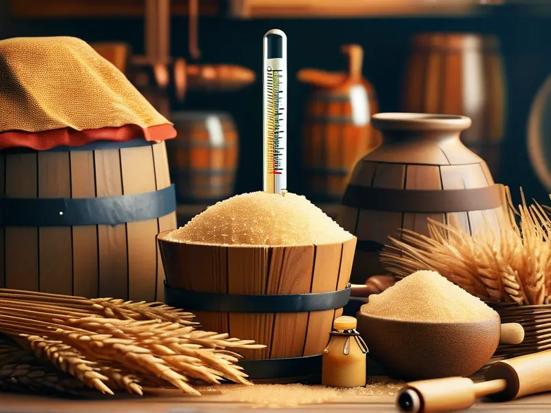 酿酒糖化过程示意图