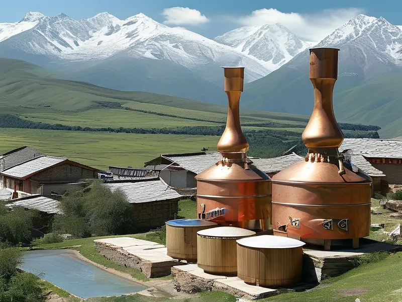 香格里拉香酿白酒传统酿造场景