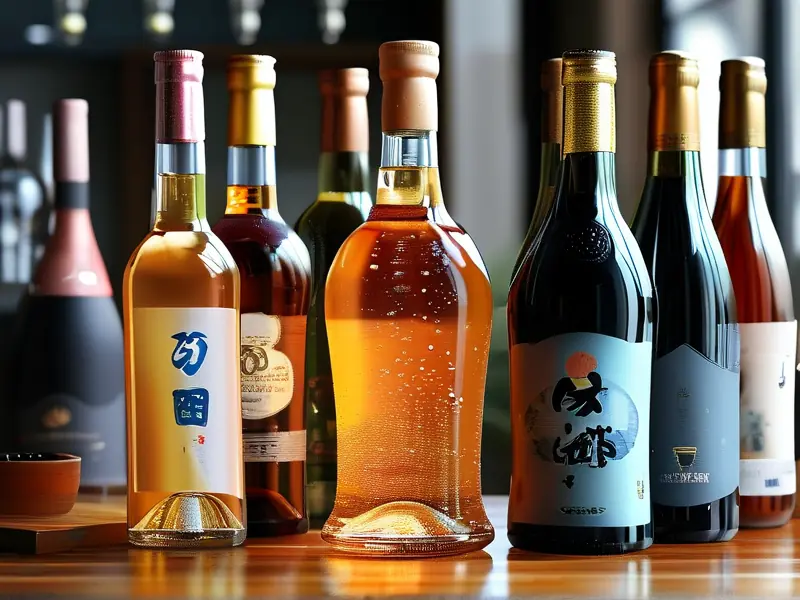 勾兑酒与粮食酒外观对比图