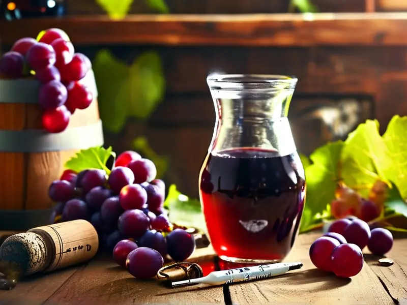 家庭自酿葡萄酒发酵过程实拍图