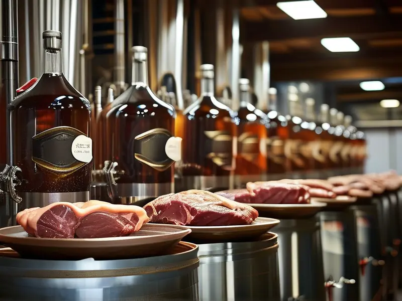 肉类酿酒技术展示图