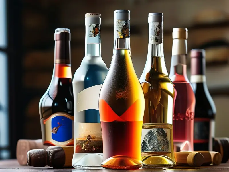 酿造酒与勾兑酒特征对比图