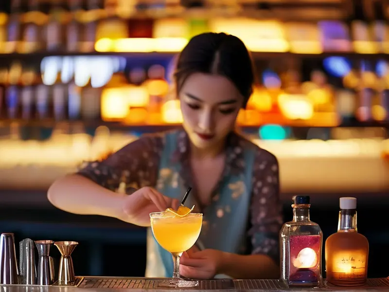 郑州调酒师培训课堂实操教学