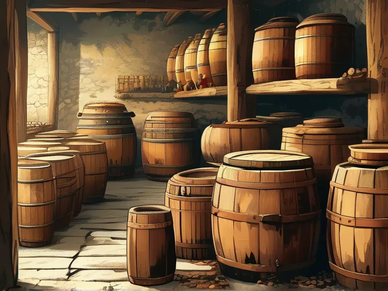 古代酿酒工艺展示图