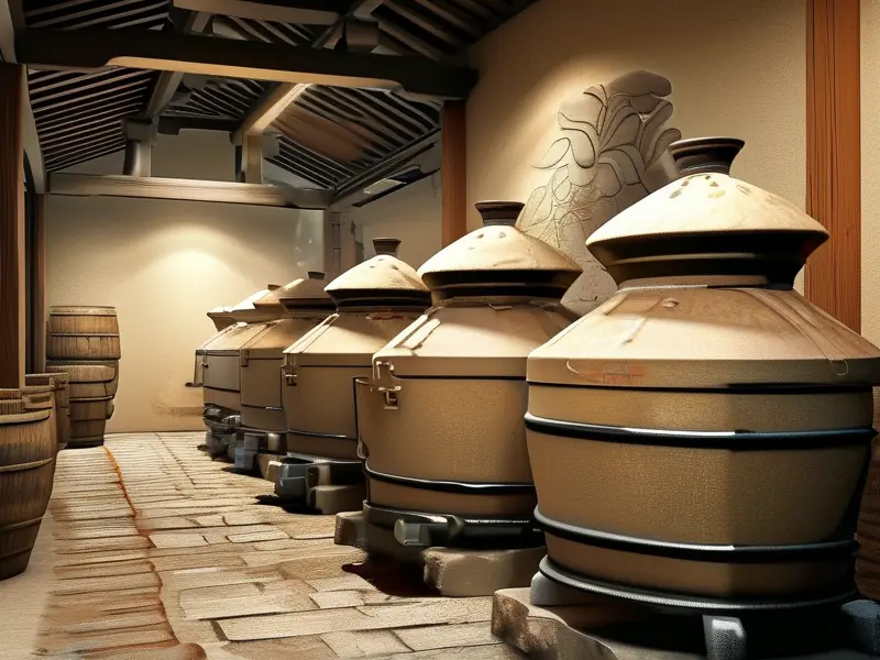 汉酿白酒传统酿造工艺展示