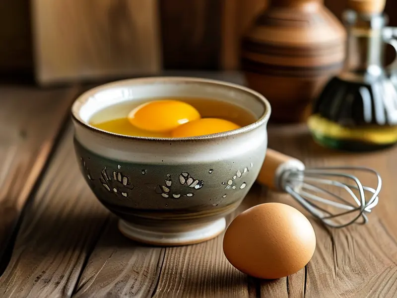 南楼山酿酒技术网示范鸡蛋酒制作成品图