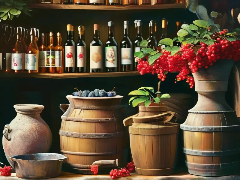 嘉宝果酿酒材料与工具展示