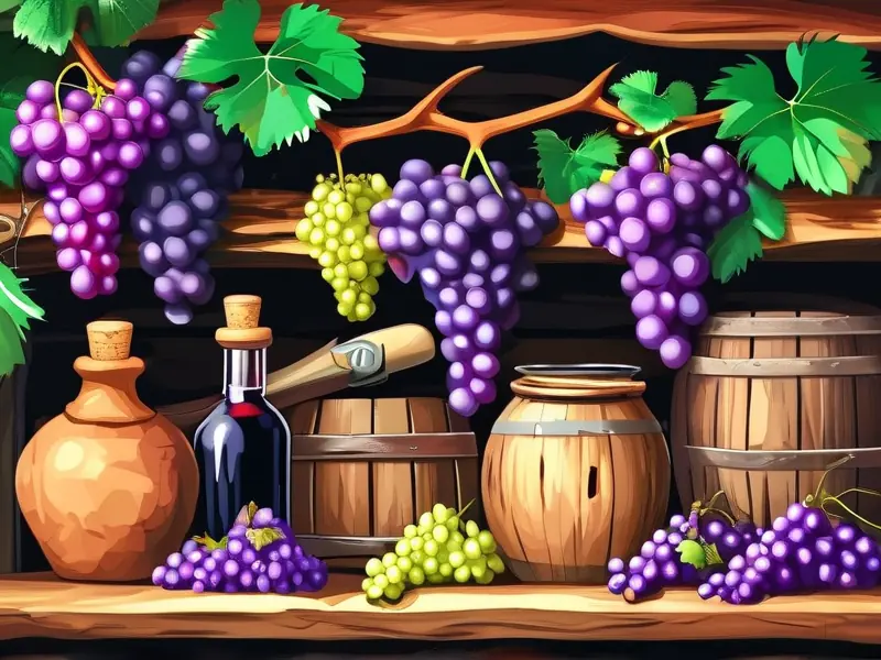 葡萄干酒制作过程示意图