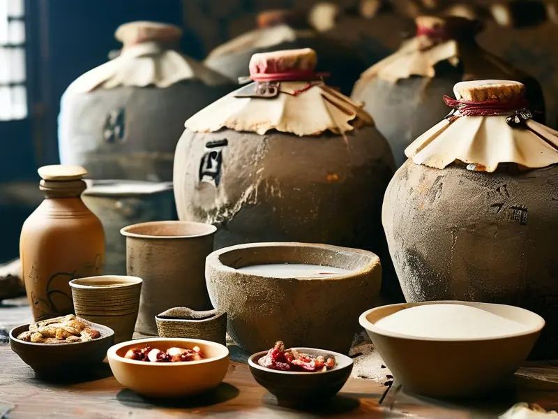 羊骨酒制作过程展示