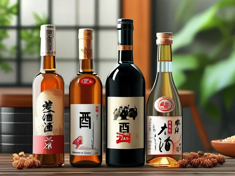 酿造酒与勾兑酒原料工艺对比示意图