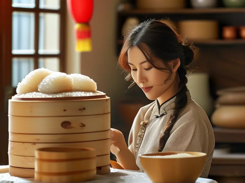 家庭自制米酒制作过程实拍