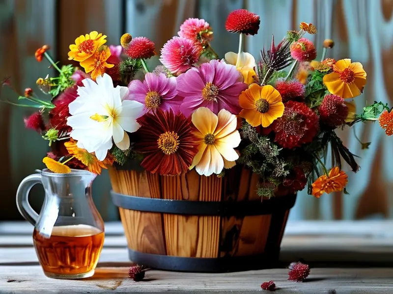 适合酿酒的多种花卉展示