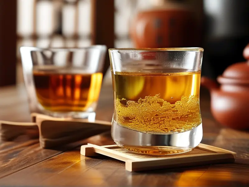 勾兑白酒与酿造白酒对比图