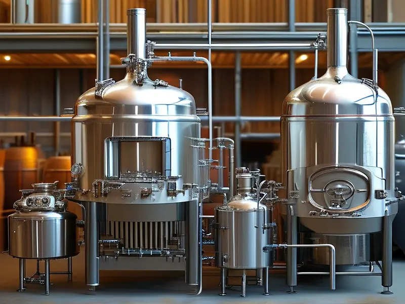 固态液态酿酒设备对比展示