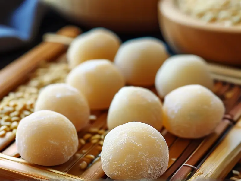 传统酒曲制作原料展示