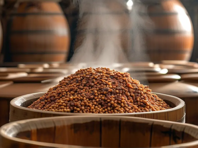 浓香型白酒传统泥窖发酵实景