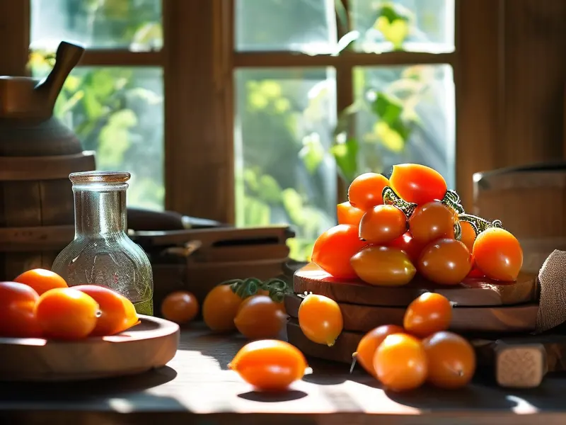 圣女果酿酒原料和工具