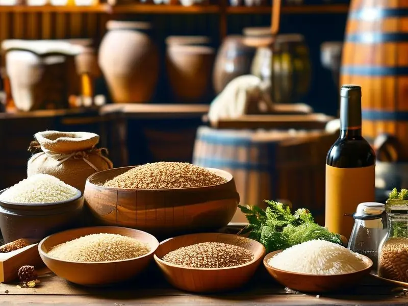 酿酒师手工制作酒曲过程实拍