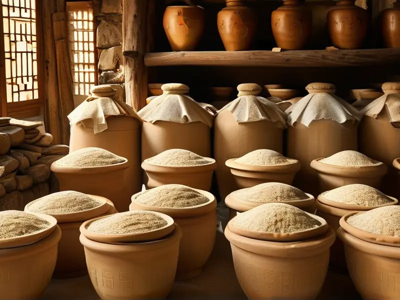 酱酒曲传统制作工艺现场展示